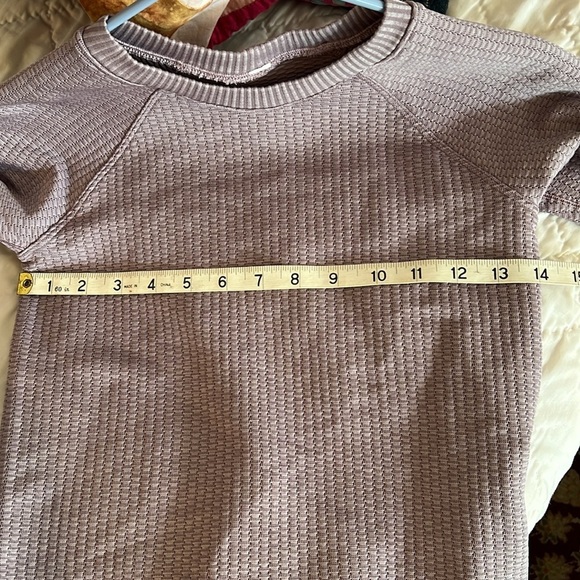 Lululemon Rest Less Pullover Longsleeve In Bubble Dot Violet Verbena Size 2 - Picture 5 of 12